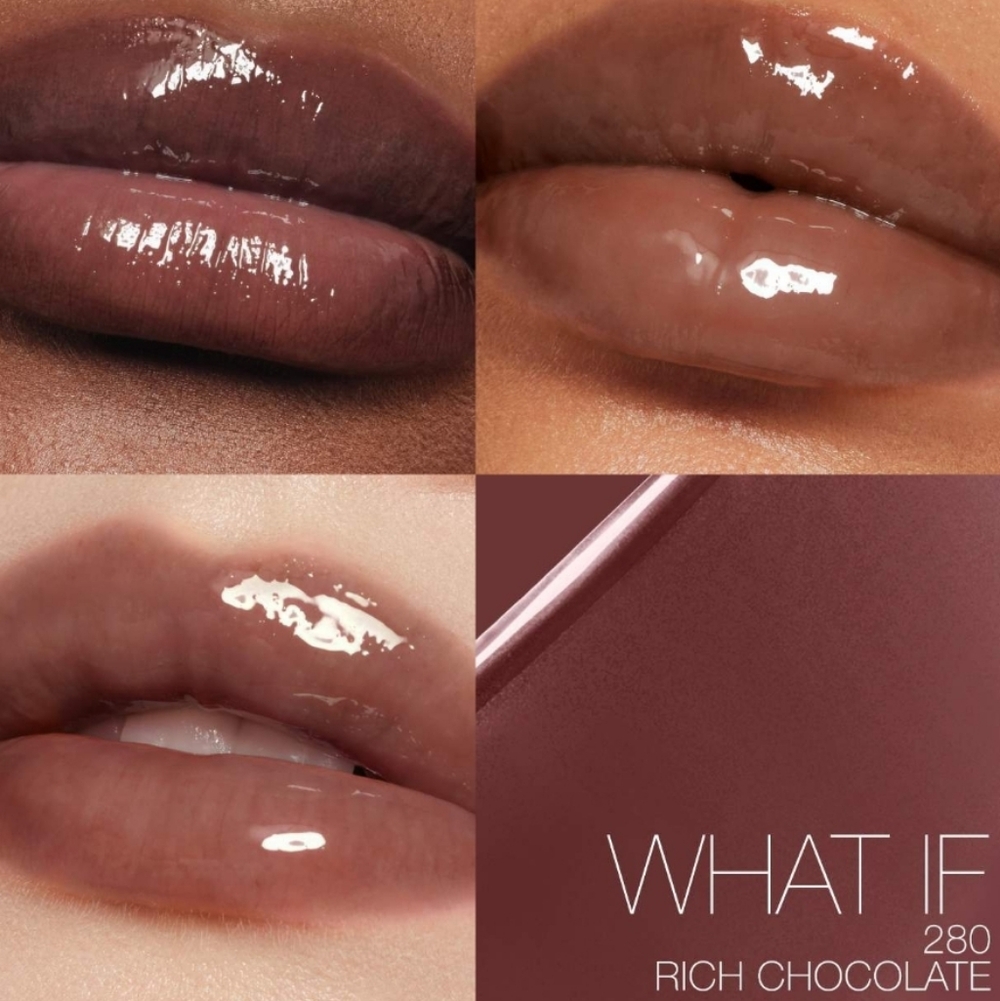 NARS Afterglow Lip Shine: What If (Rich Chocolate 280), 5.5ml, NIB - Picture 2 of 7
